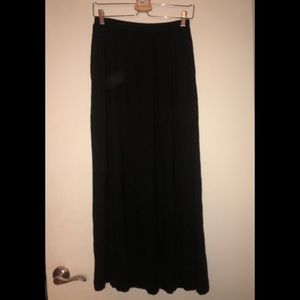 Black H&M Long Skirt with Pockets